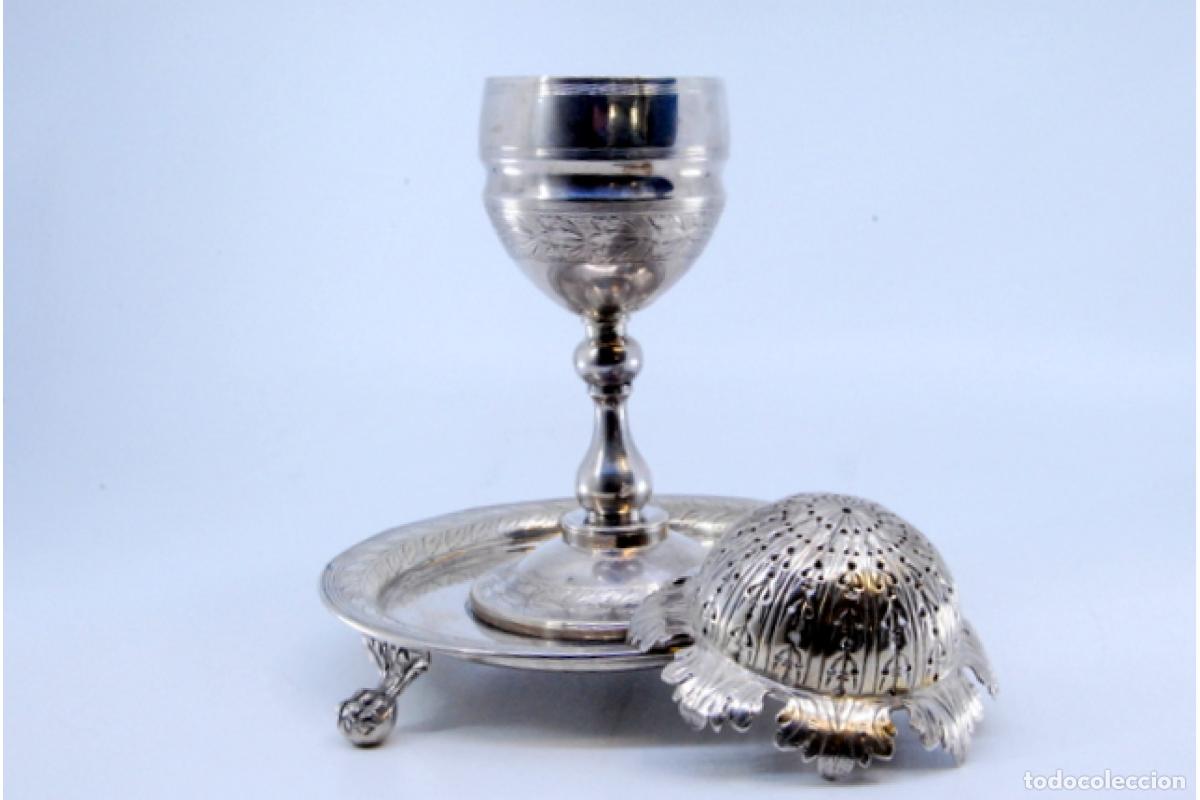 Antig&uuml;edades: Palillero de plata - Amapola - Foto 4