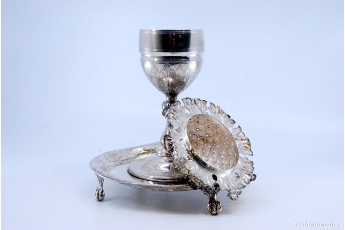 Antig&uuml;edades: Palillero de plata - Amapola - Foto 3