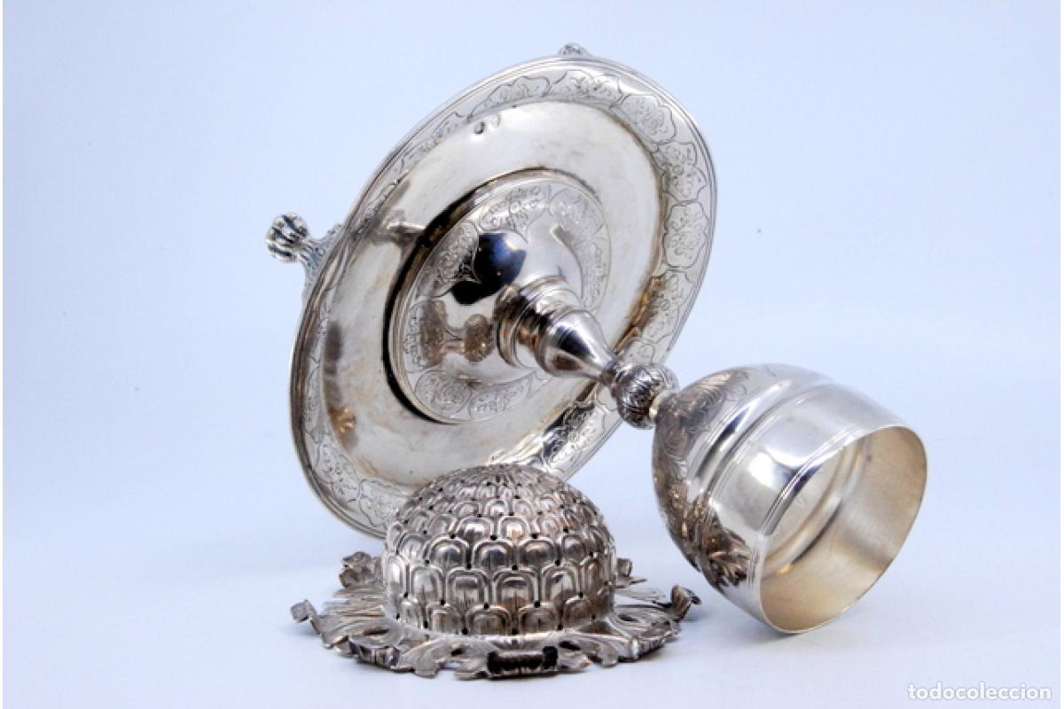 Antig&uuml;edades: Palillero de plata - Amapola - Foto 5