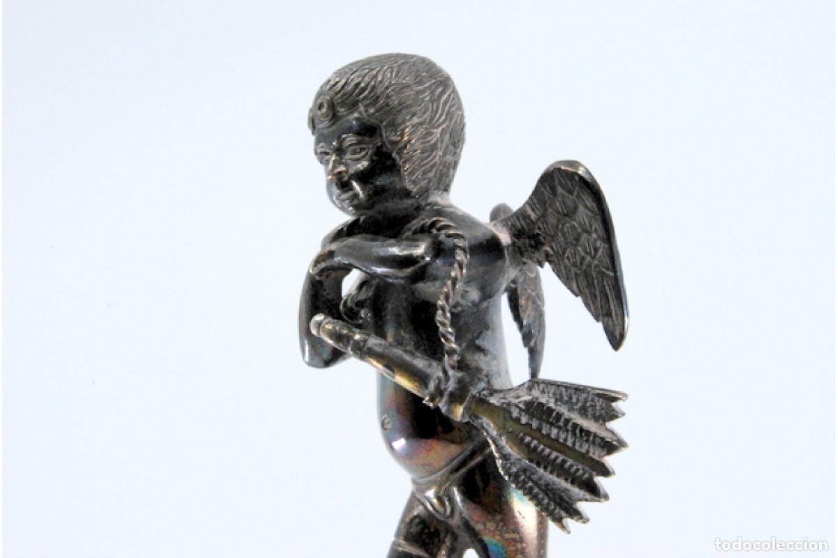 Antig&uuml;edades: Palillero de plata - &Aacute;ngel - Foto 6