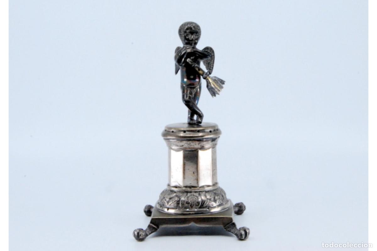 Antig&uuml;edades: Palillero de plata - &Aacute;ngel - Foto 7