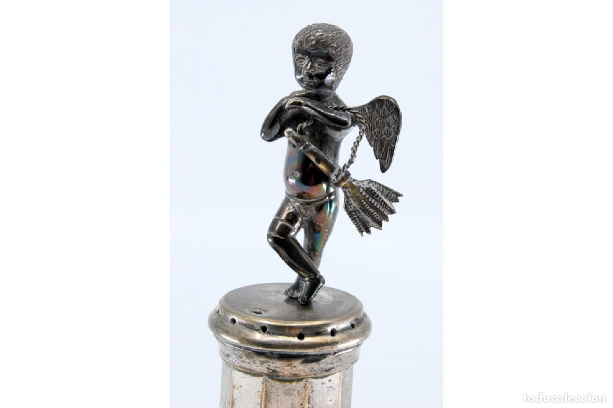 Antig&uuml;edades: Palillero de plata - &Aacute;ngel - Foto 8