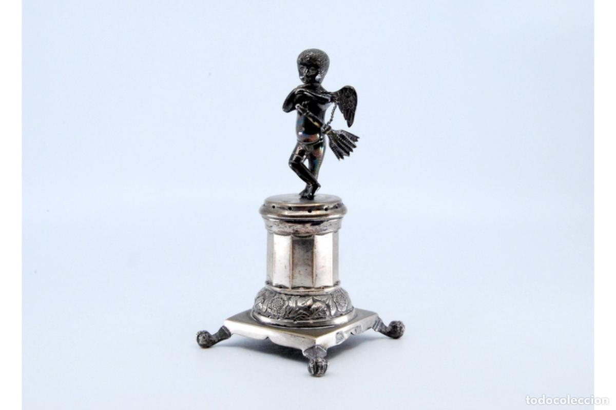 Antig&uuml;edades: Palillero de plata - &Aacute;ngel - Foto 9