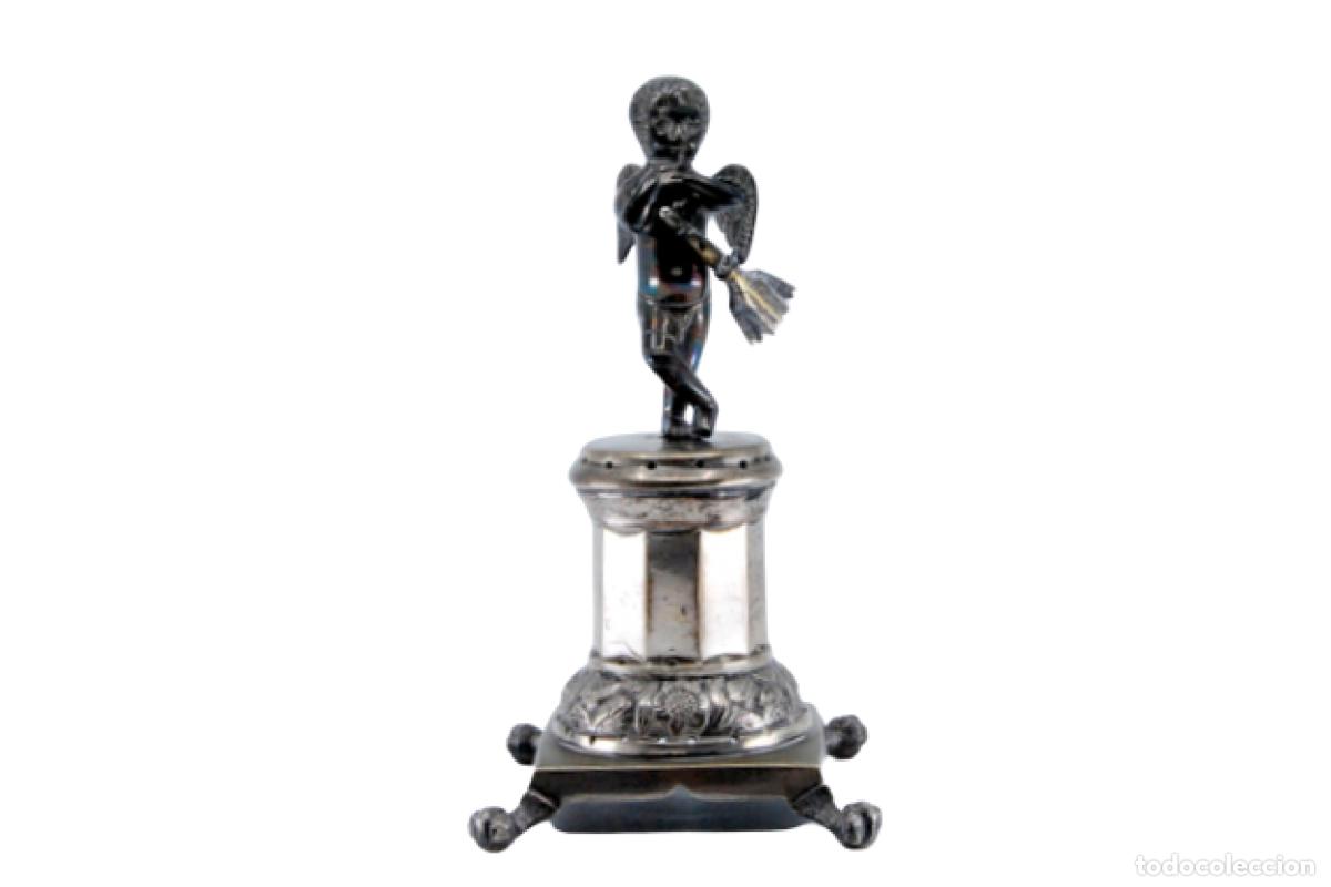 Antig&uuml;edades: Palillero de plata - &Aacute;ngel - Foto 1