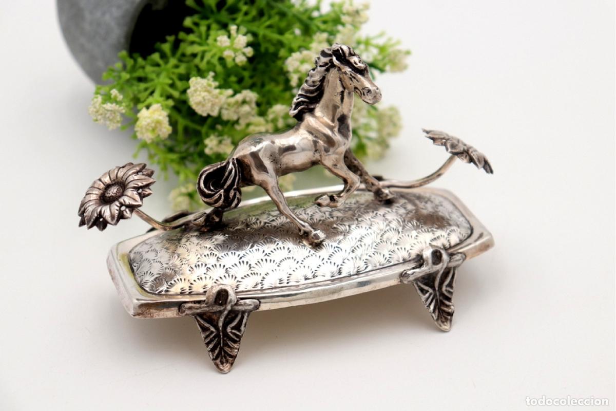 Antig&uuml;edades: Palillero de plata - Caballo - Foto 6