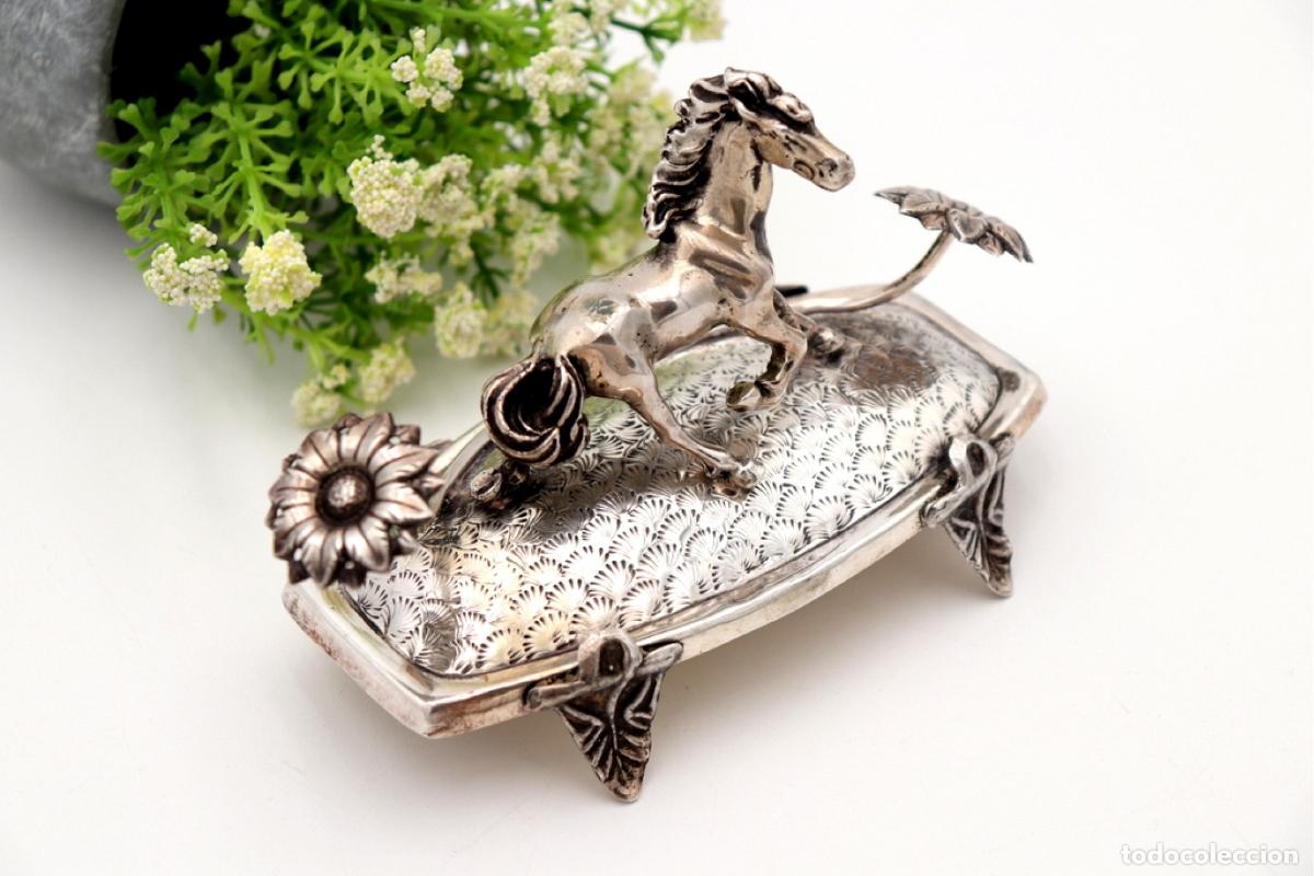 Antig&uuml;edades: Palillero de plata - Caballo - Foto 1