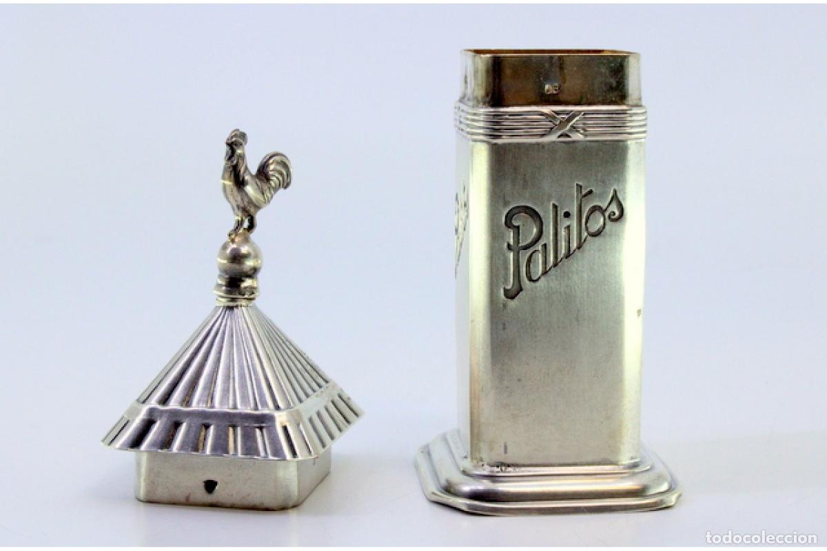 Antig&uuml;edades: Palillero de plata - Gallo - Foto 2
