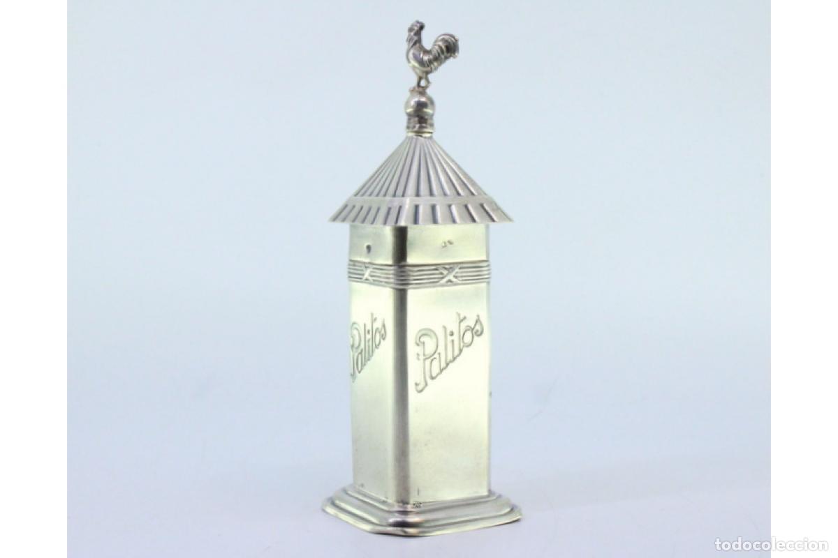 Antig&uuml;edades: Palillero de plata - Gallo - Foto 3