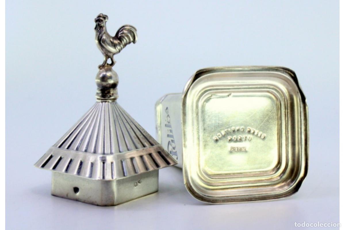 Antig&uuml;edades: Palillero de plata - Gallo - Foto 4
