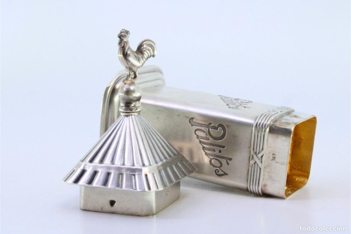 Antig&uuml;edades: Palillero de plata - Gallo - Foto 6