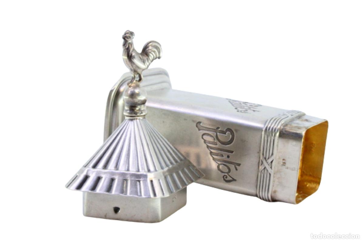 Antig&uuml;edades: Palillero de plata - Gallo - Foto 1