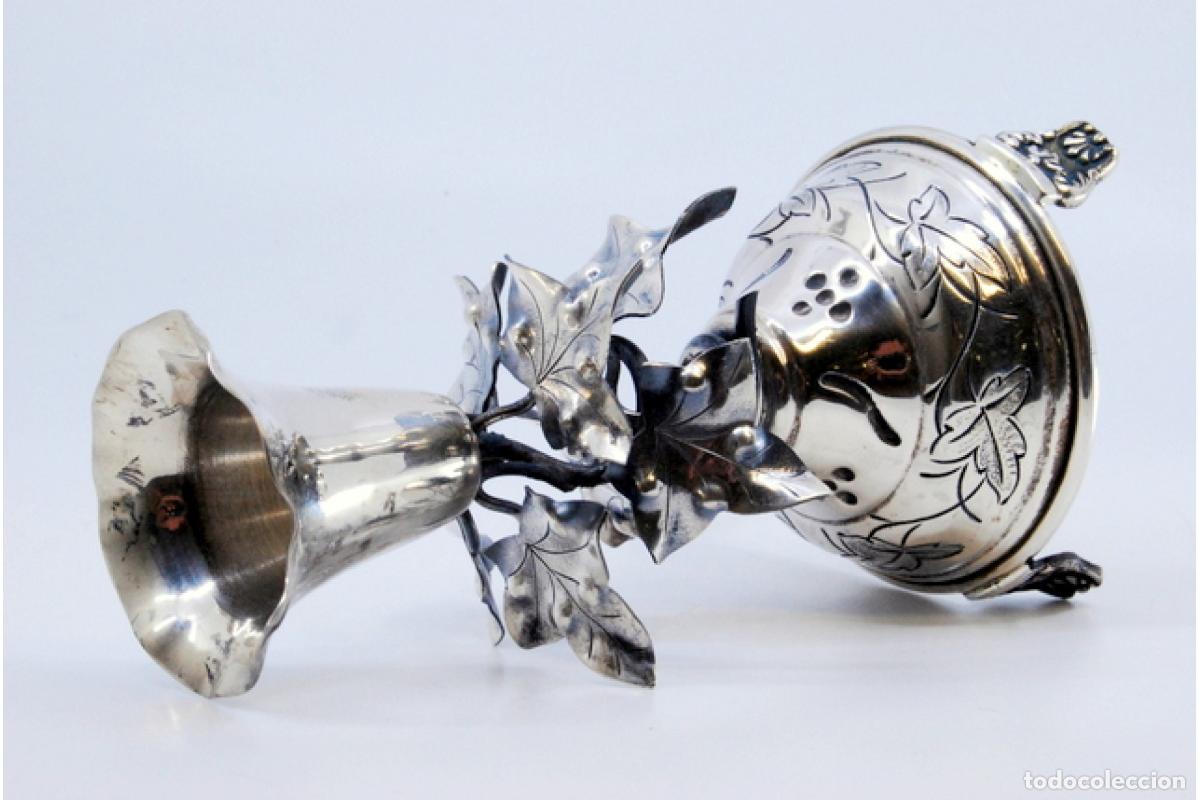 Antig&uuml;edades: Palillero de plata - C&aacute;liz - Foto 5
