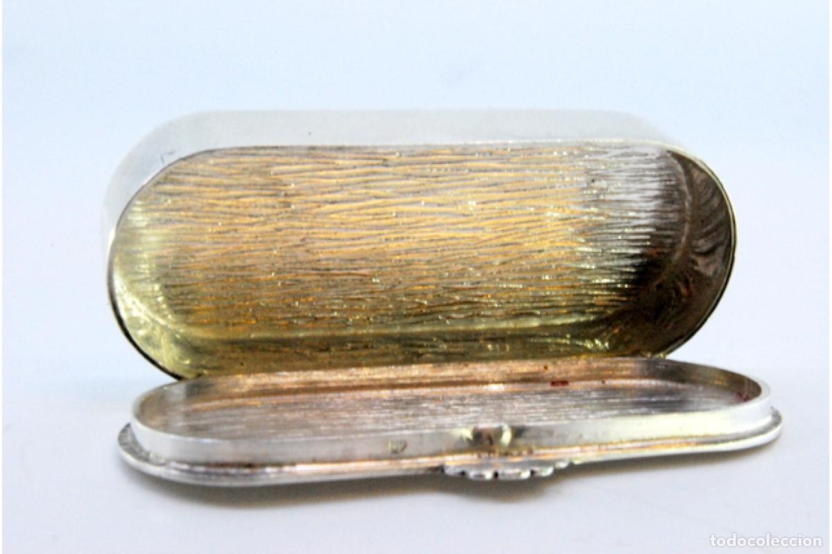 Antig&uuml;edades: Pastillero, en color plata - Foto 2