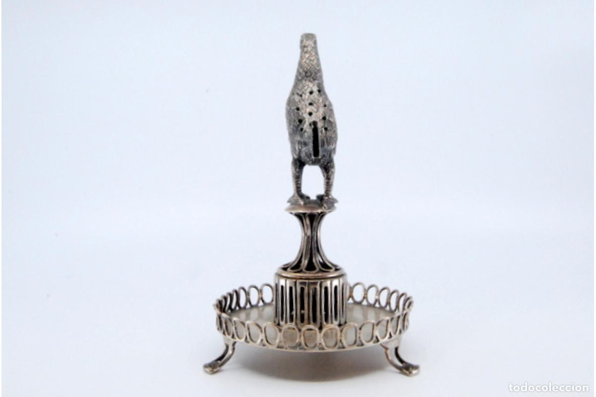 Antig&uuml;edades: Palillero de plata - Ave - Foto 7