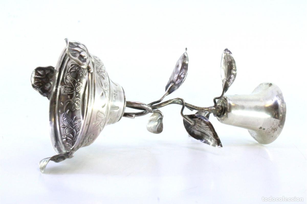Antig&uuml;edades: Palillero de plata - C&aacute;liz - Foto 4