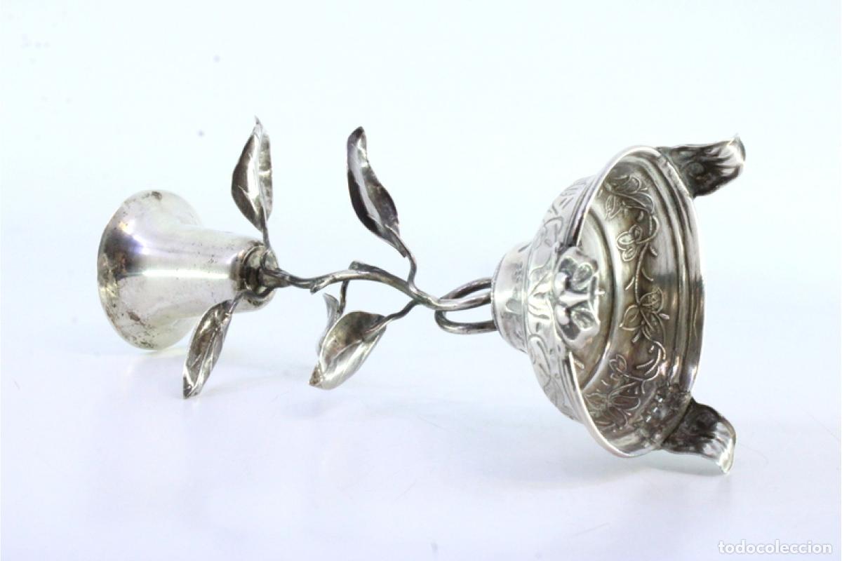 Antig&uuml;edades: Palillero de plata - C&aacute;liz - Foto 5