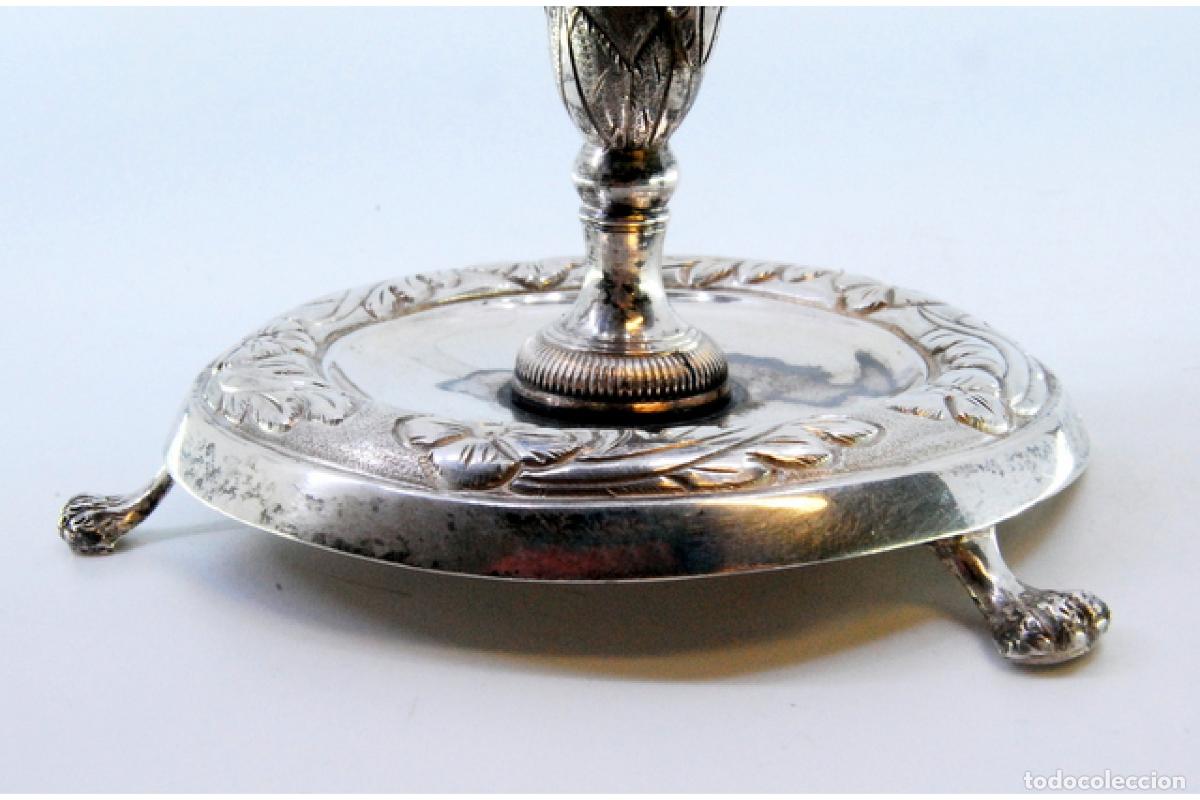 Antig&uuml;edades: Palillero de plata - Flores - Foto 4