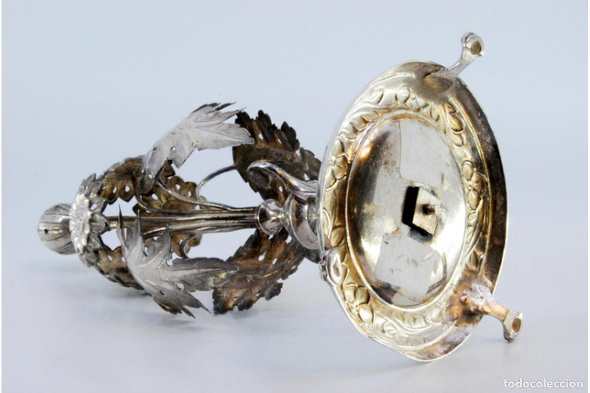 Antig&uuml;edades: Palillero de plata - Flores - Foto 8