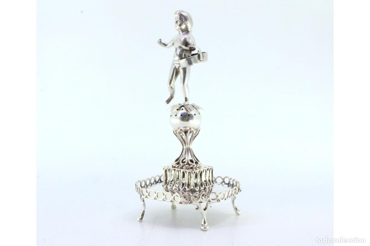 Antig&uuml;edades: Palillero de plata - Pescader&iacute;a - Foto 3
