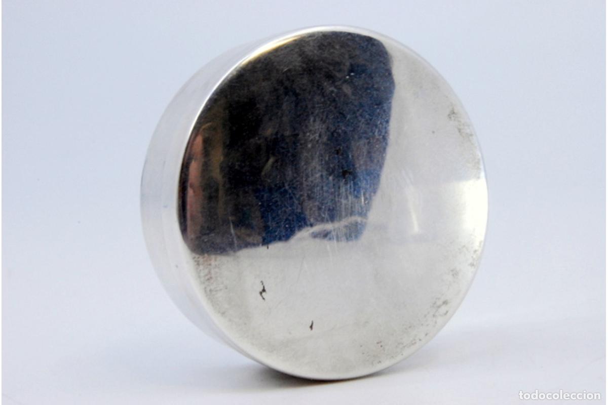 Antig&uuml;edades: Pastillero, en color plata - Foto 3