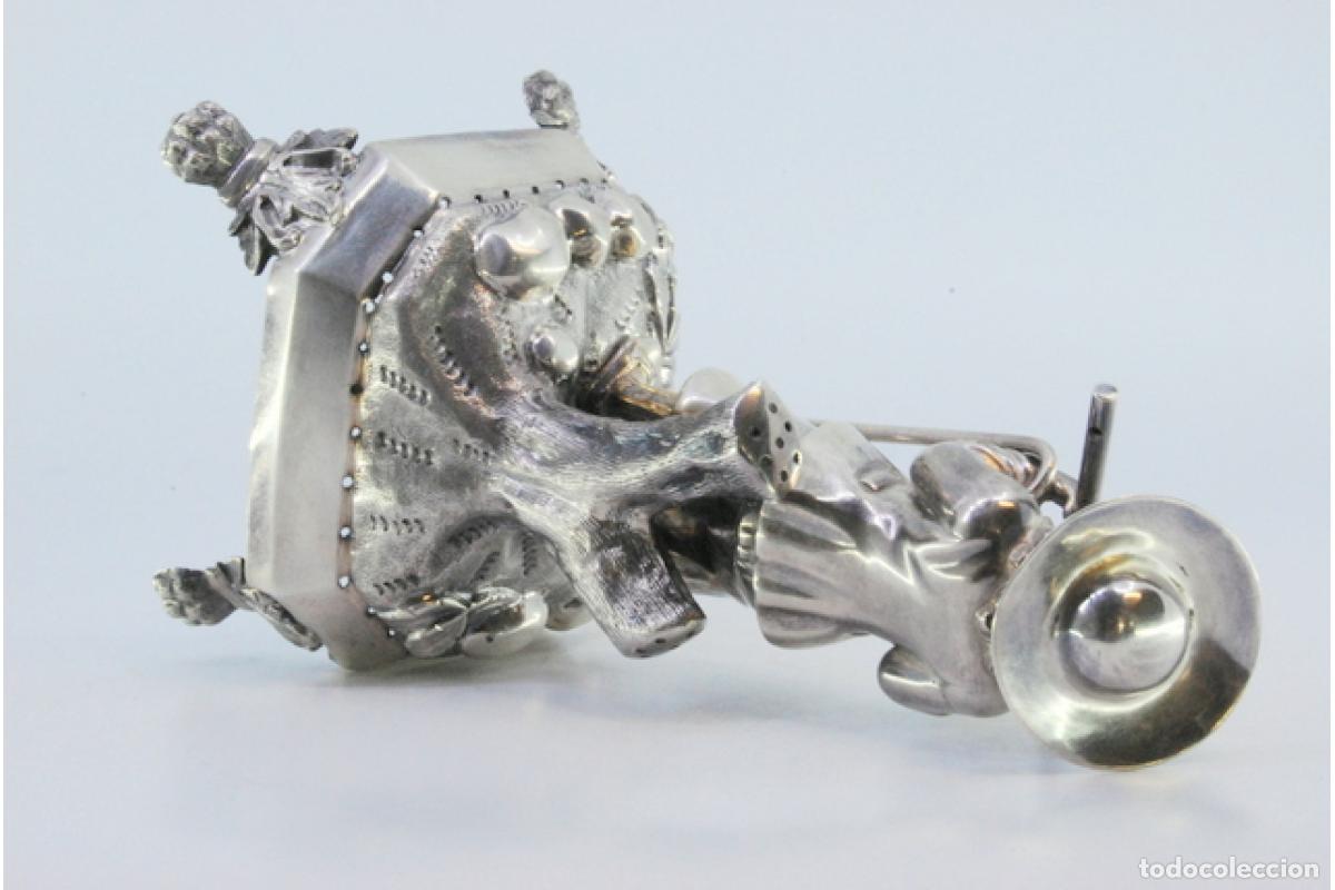Antig&uuml;edades: Palillero de plata - Flautista - Foto 5