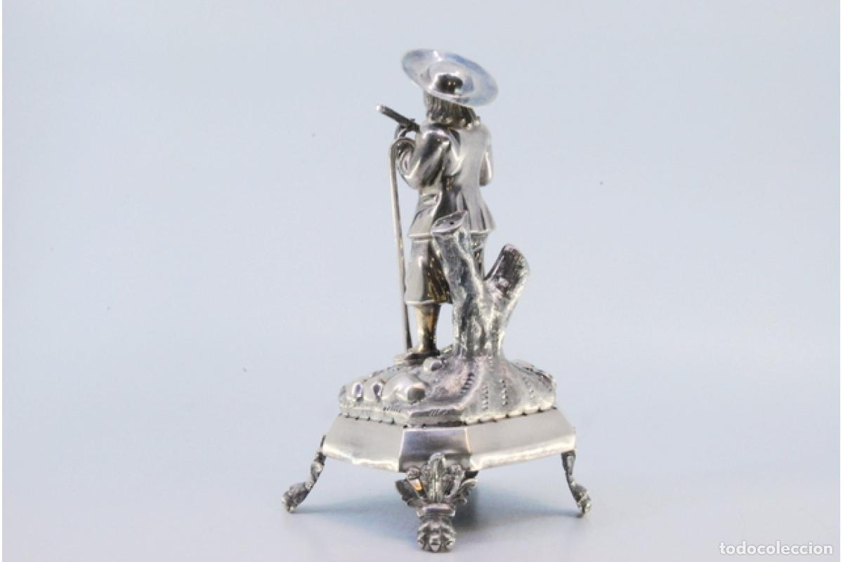 Antig&uuml;edades: Palillero de plata - Flautista - Foto 6