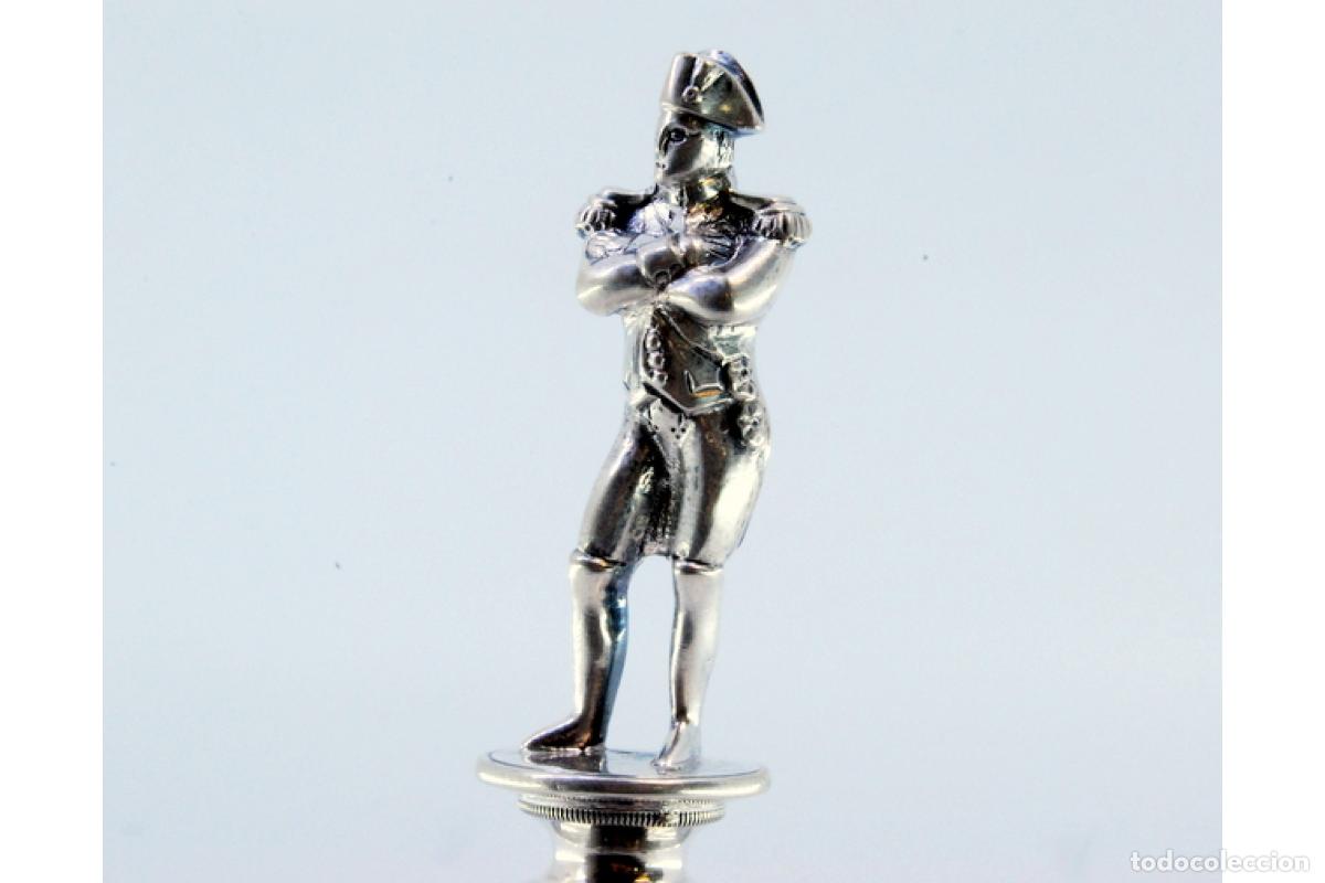 Antig&uuml;edades: Palillero de plata - Napole&oacute;n - Foto 3