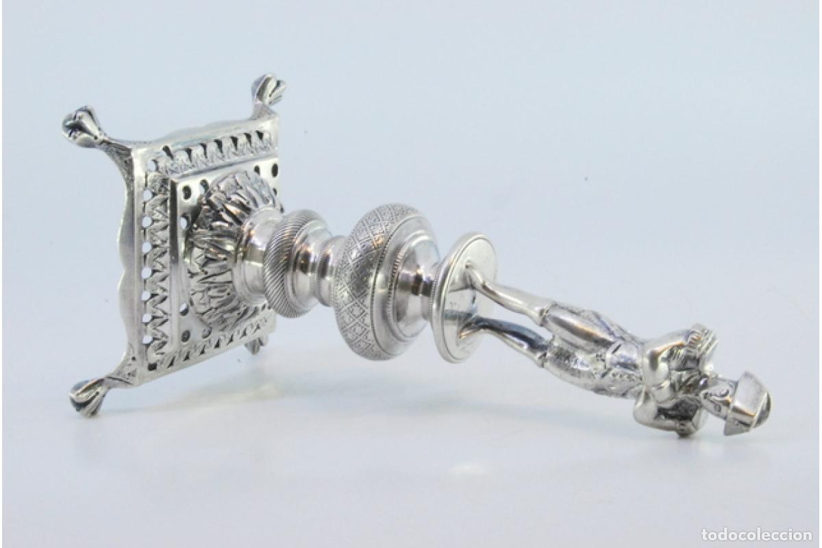 Antig&uuml;edades: Palillero de plata - Napole&oacute;n - Foto 5