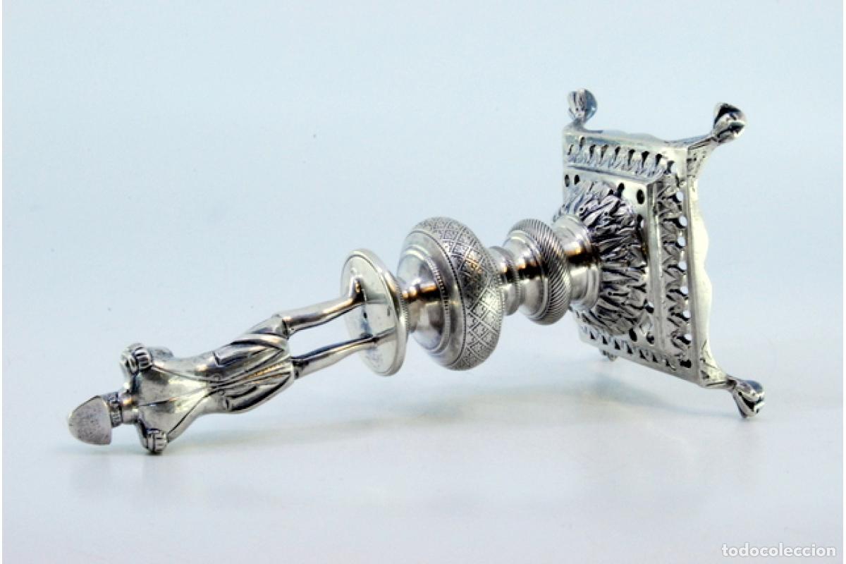 Antig&uuml;edades: Palillero de plata - Napole&oacute;n - Foto 6