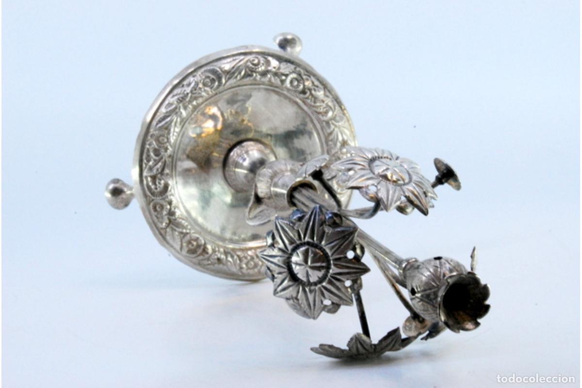 Antig&uuml;edades: Palillero de plata - Jarr&oacute;n de flores - Foto 3