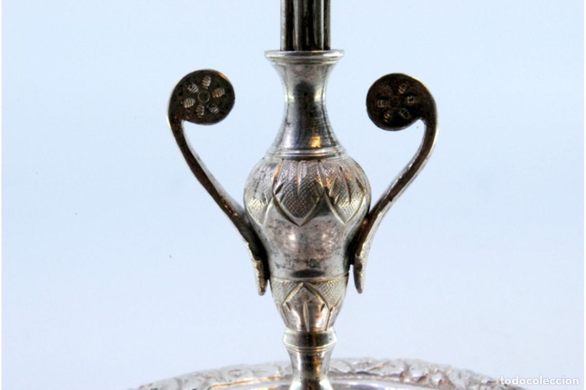 Antig&uuml;edades: Palillero de plata - Jarr&oacute;n de flores - Foto 6