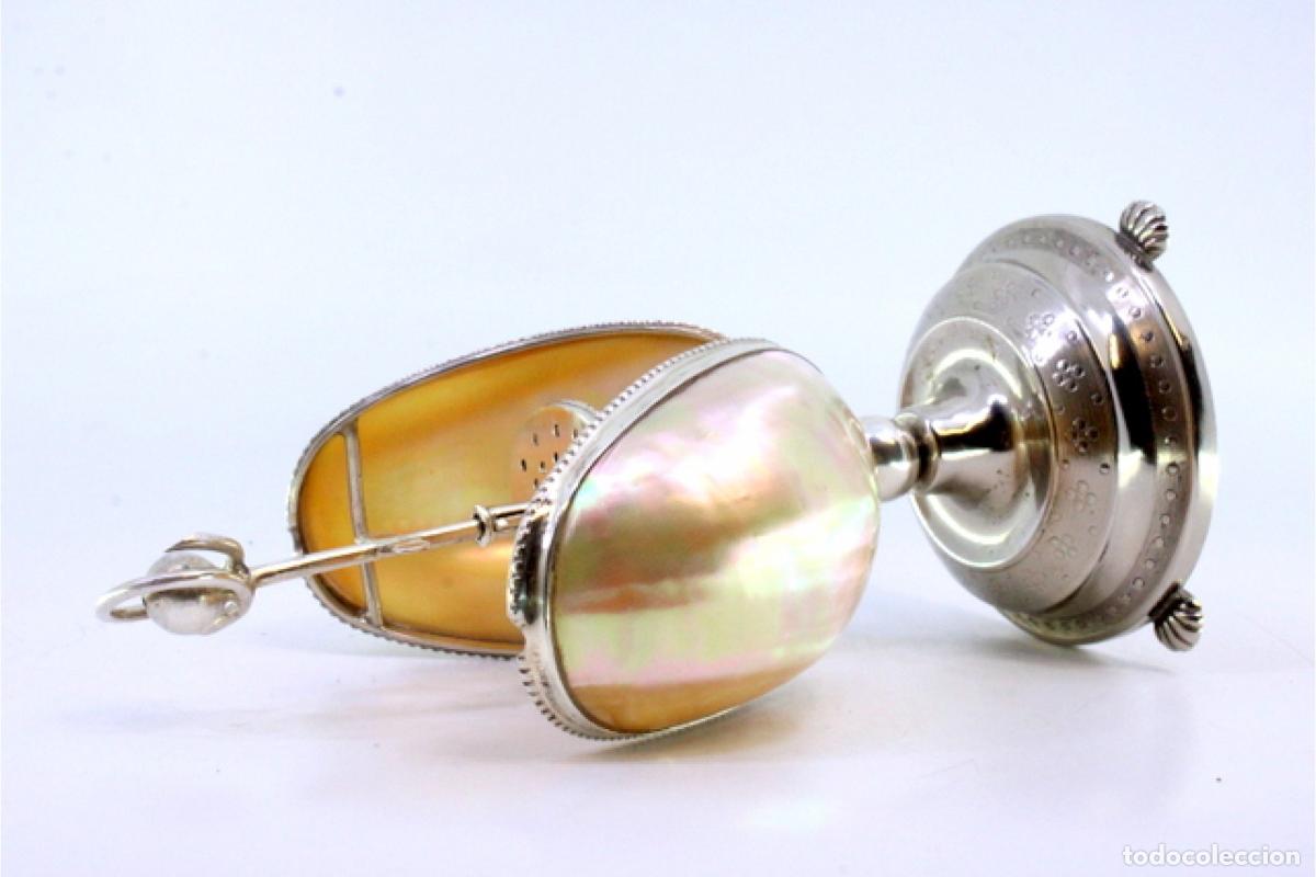 Antig&uuml;edades: Palillero de plata - Oyster - Foto 3