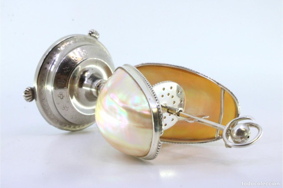 Antig&uuml;edades: Palillero de plata - Oyster - Foto 4