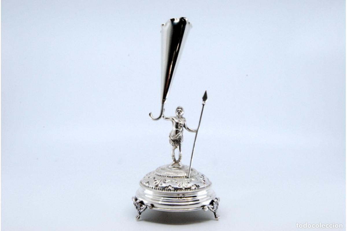 Antig&uuml;edades: Palillero de plata - Guerrero - Foto 3