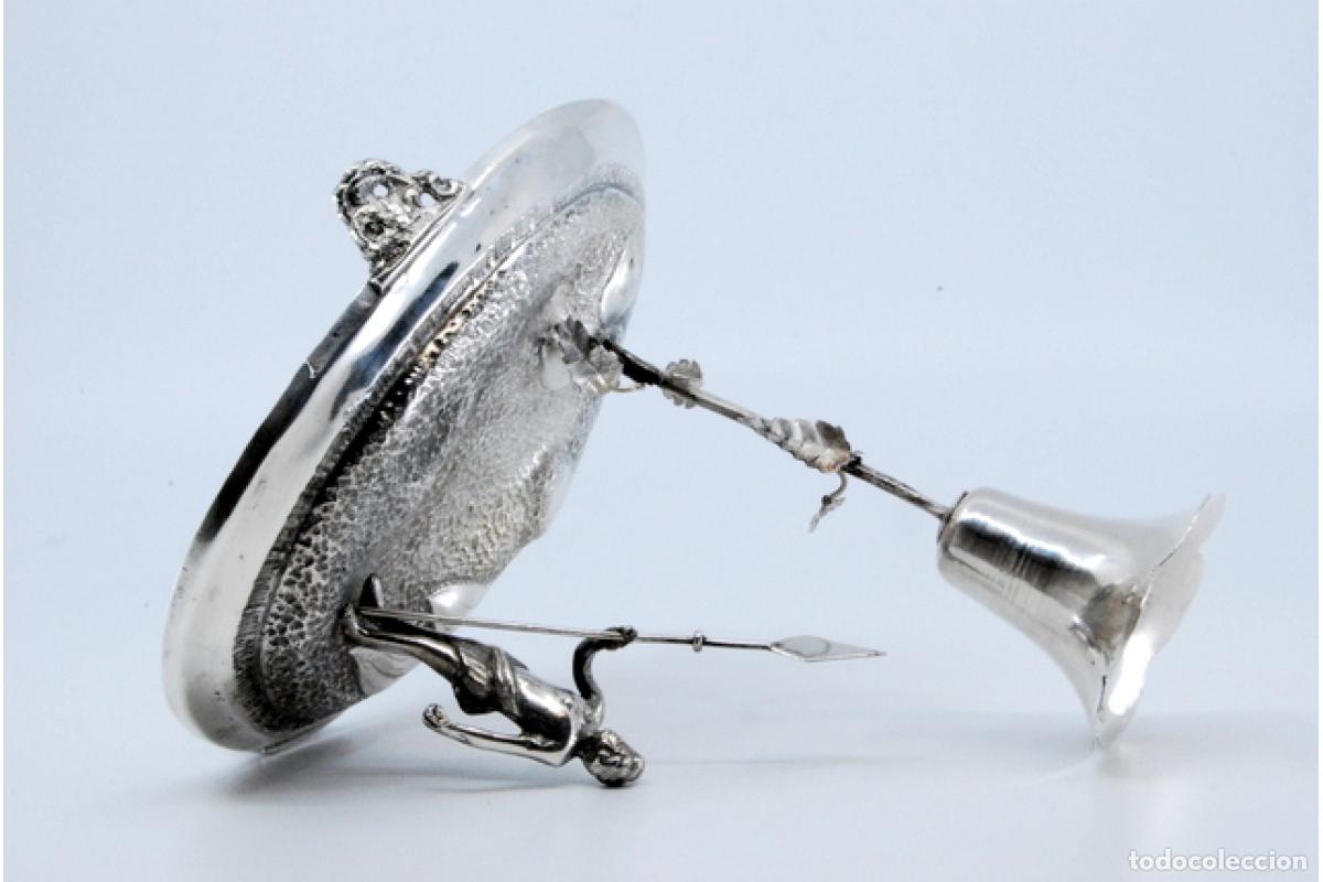Antig&uuml;edades: Palillero de plata - Ind&iacute;gena - Foto 4