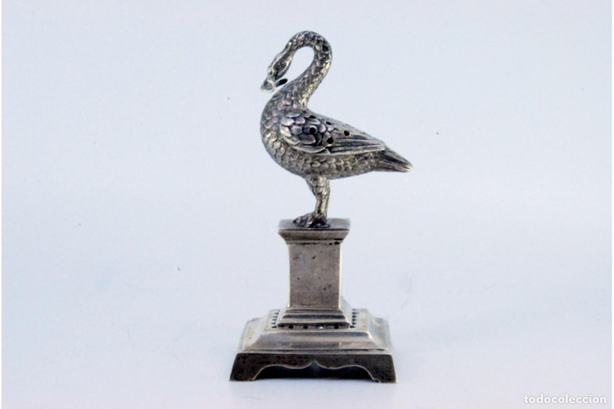 Antig&uuml;edades: Palillero de plata - P&aacute;jaro - Foto 4