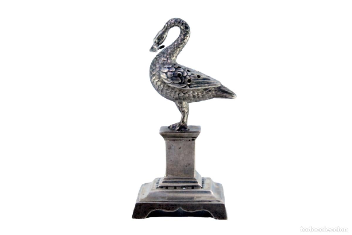 Antig&uuml;edades: Palillero de plata - P&aacute;jaro - Foto 1