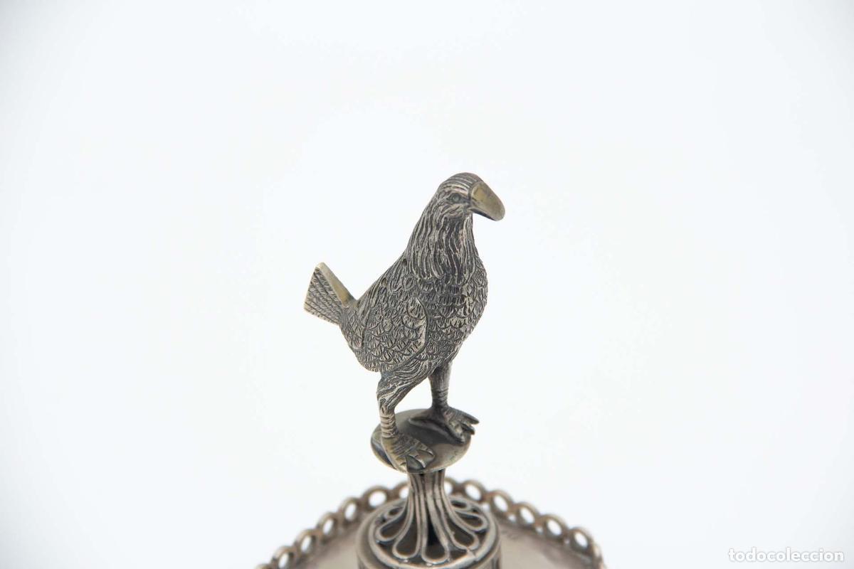 Antig&uuml;edades: Palillero de plata - P&aacute;jaro - Foto 2