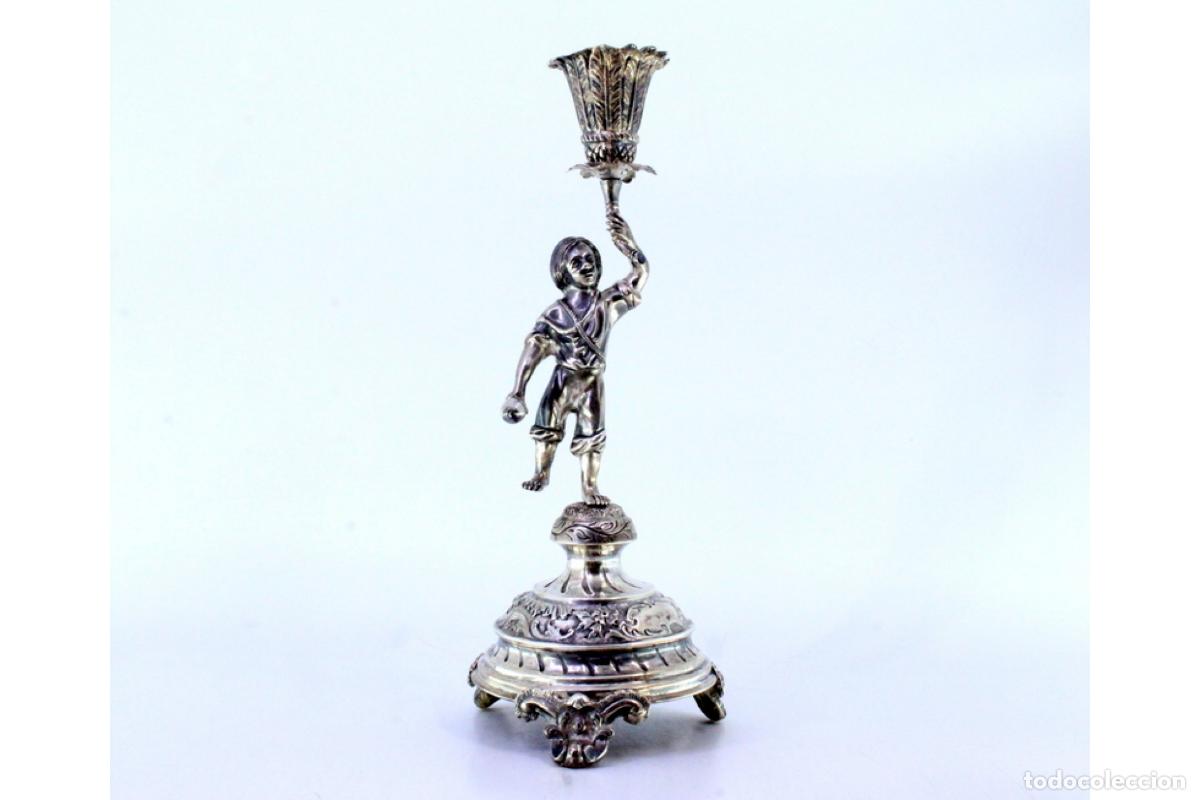 Antig&uuml;edades: Palillero de plata - Ni&ntilde;o - Foto 2