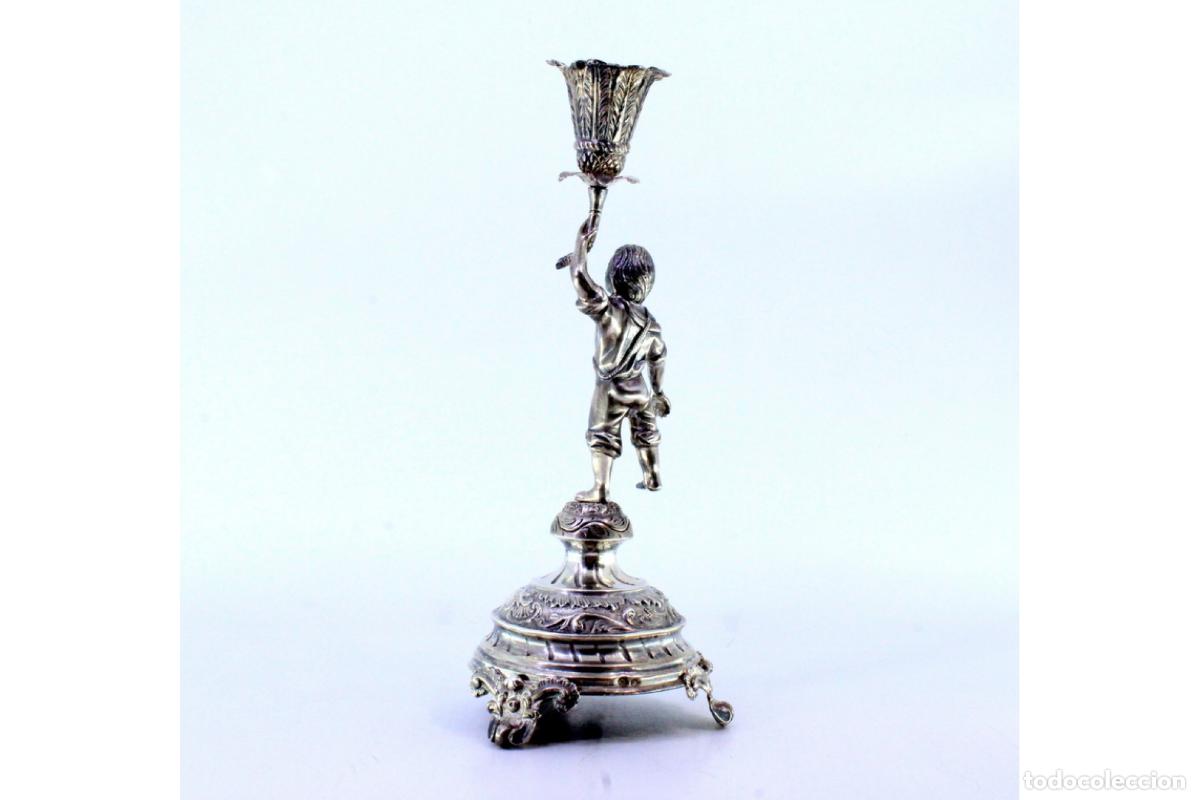 Antig&uuml;edades: Palillero de plata - Ni&ntilde;o - Foto 3