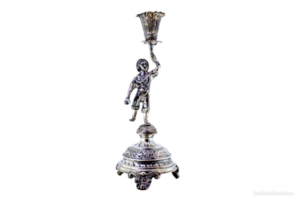 Antig&uuml;edades: Palillero de plata - Ni&ntilde;o - Foto 1