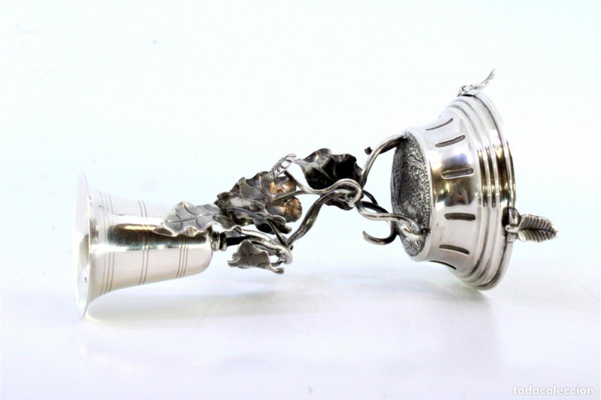 Antig&uuml;edades: Palillero de plata - C&aacute;liz - Foto 5
