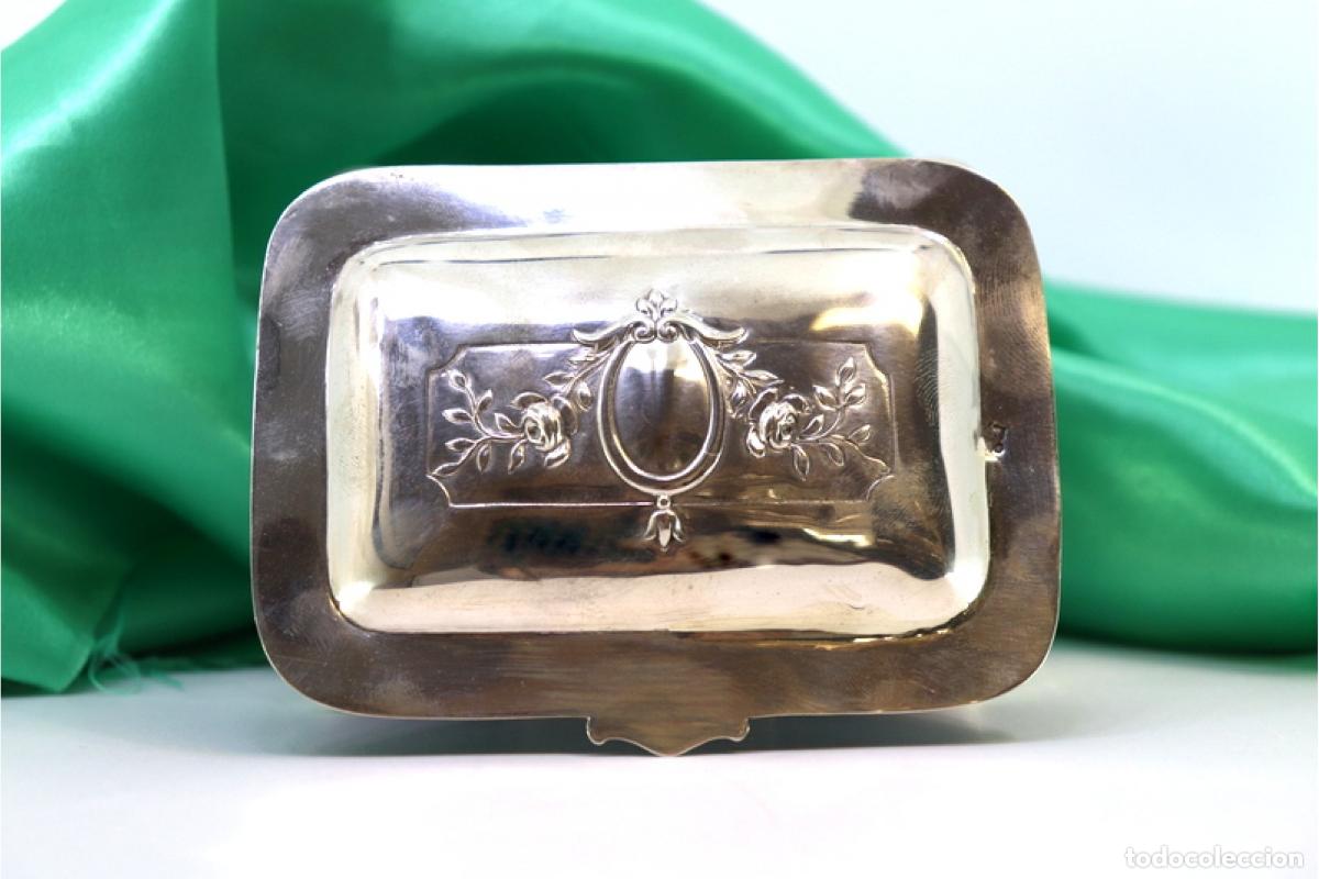 Antig&uuml;edades: Caja de joyer&iacute;a de plata - Foto 4
