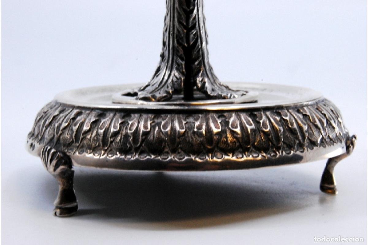 Antig&uuml;edades: Palillero de plata - Flores - Foto 2