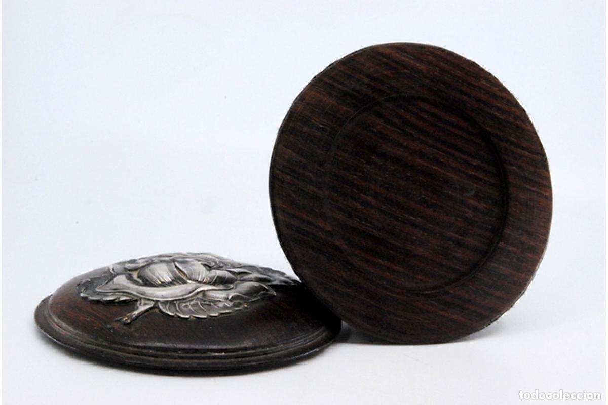 Antig&uuml;edades: Joyero, fabricado en madera y plata. - Foto 6
