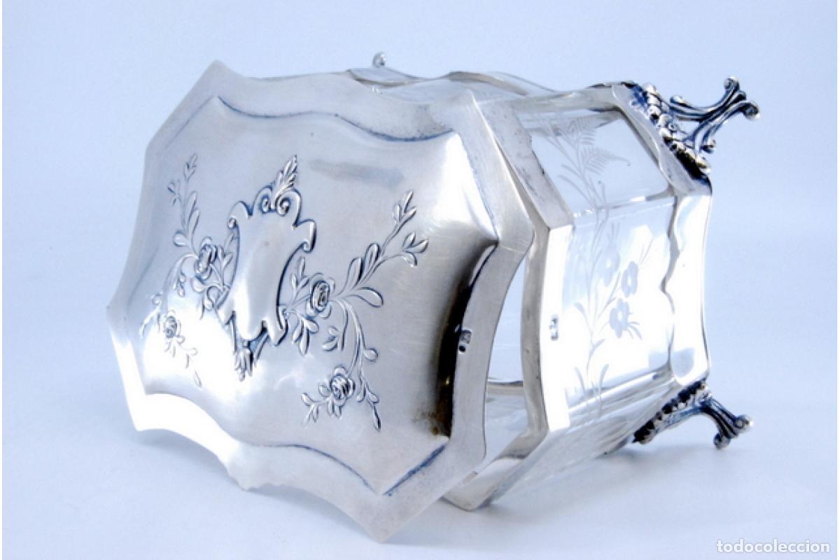 Antig&uuml;edades: Caja de joyer&iacute;a de plata - Foto 5