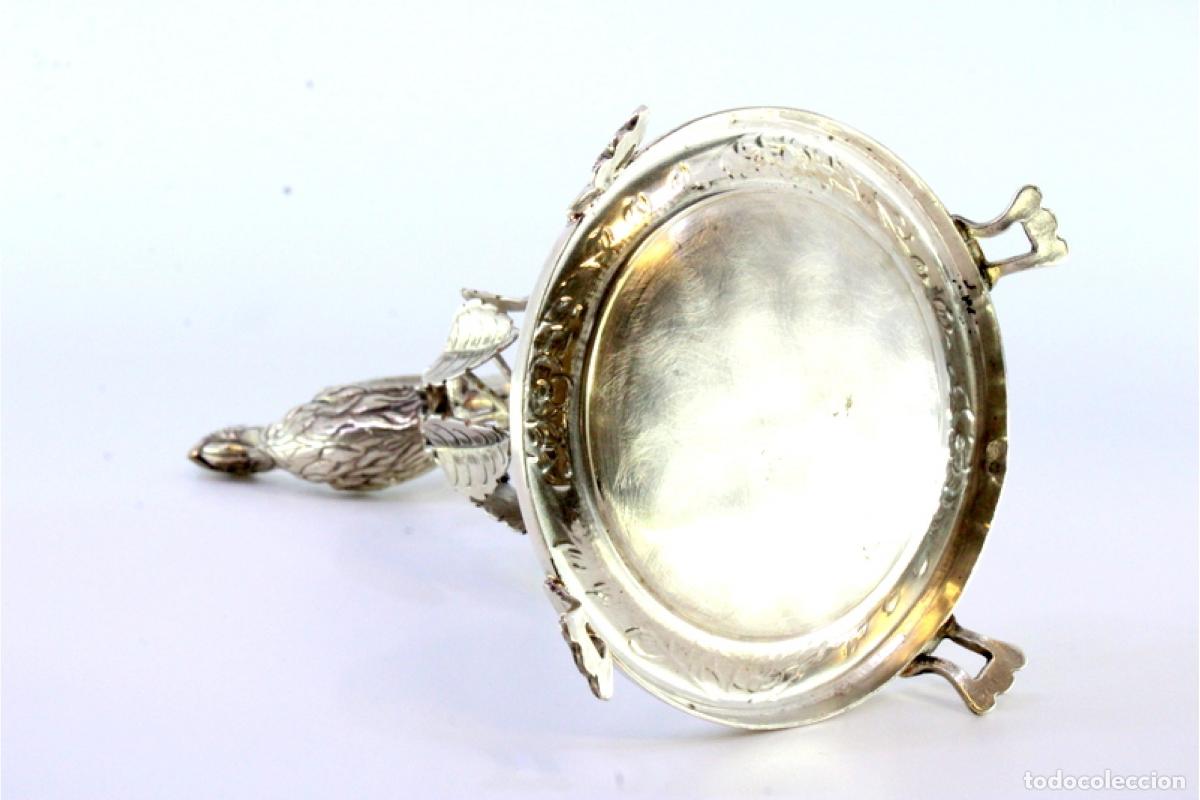Antig&uuml;edades: Palillero de plata - Gallo - Foto 2