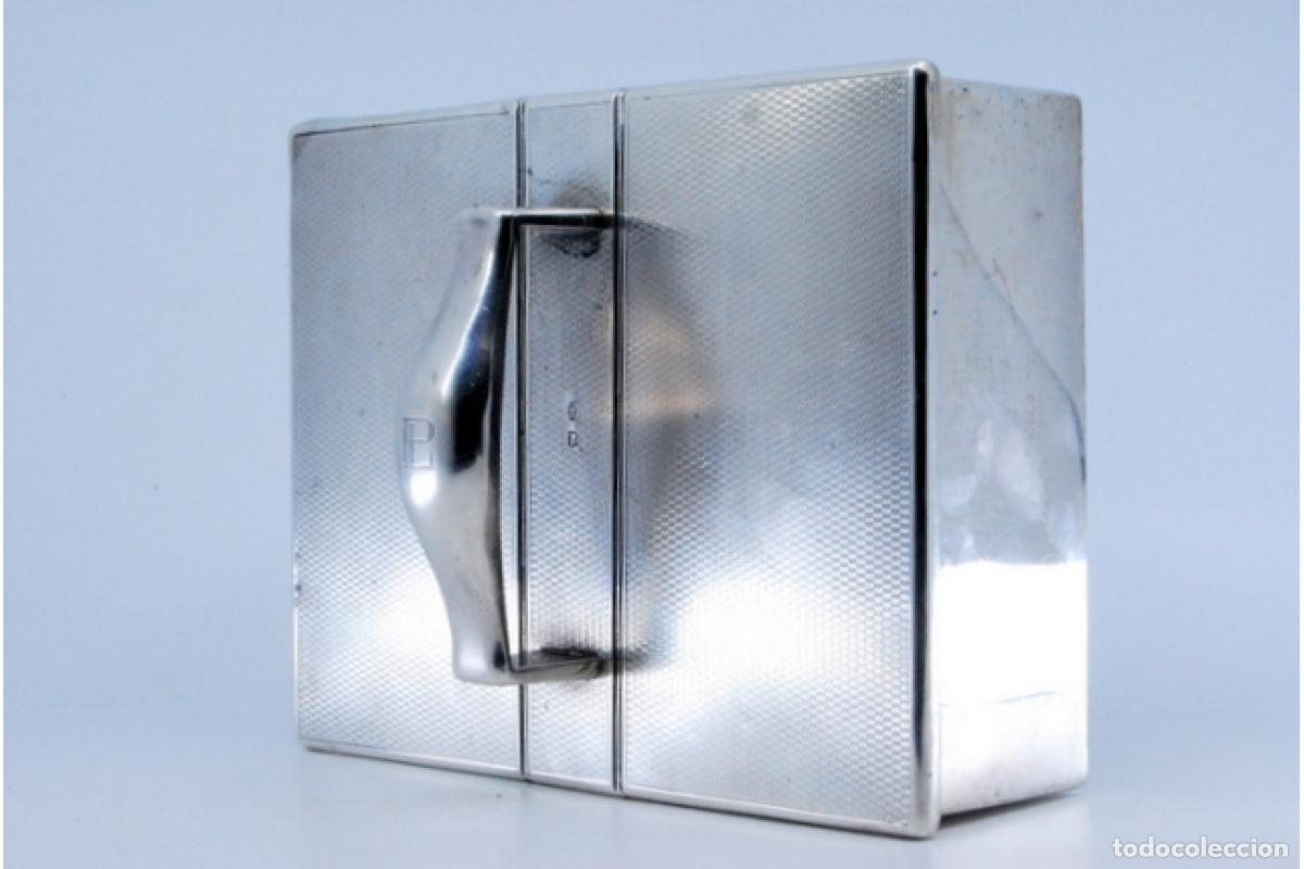 Antig&uuml;edades: Caja de tabaco, plata - Foto 3