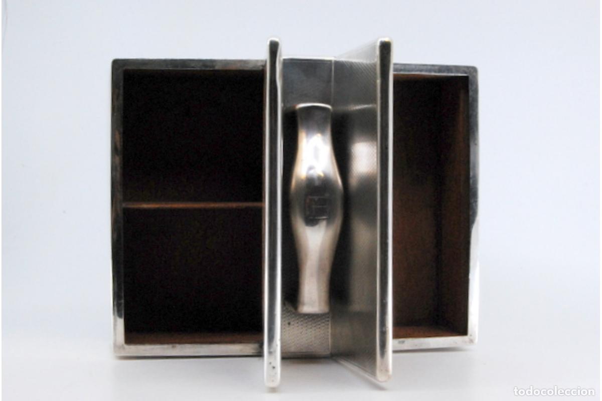 Antig&uuml;edades: Caja de tabaco, plata - Foto 4