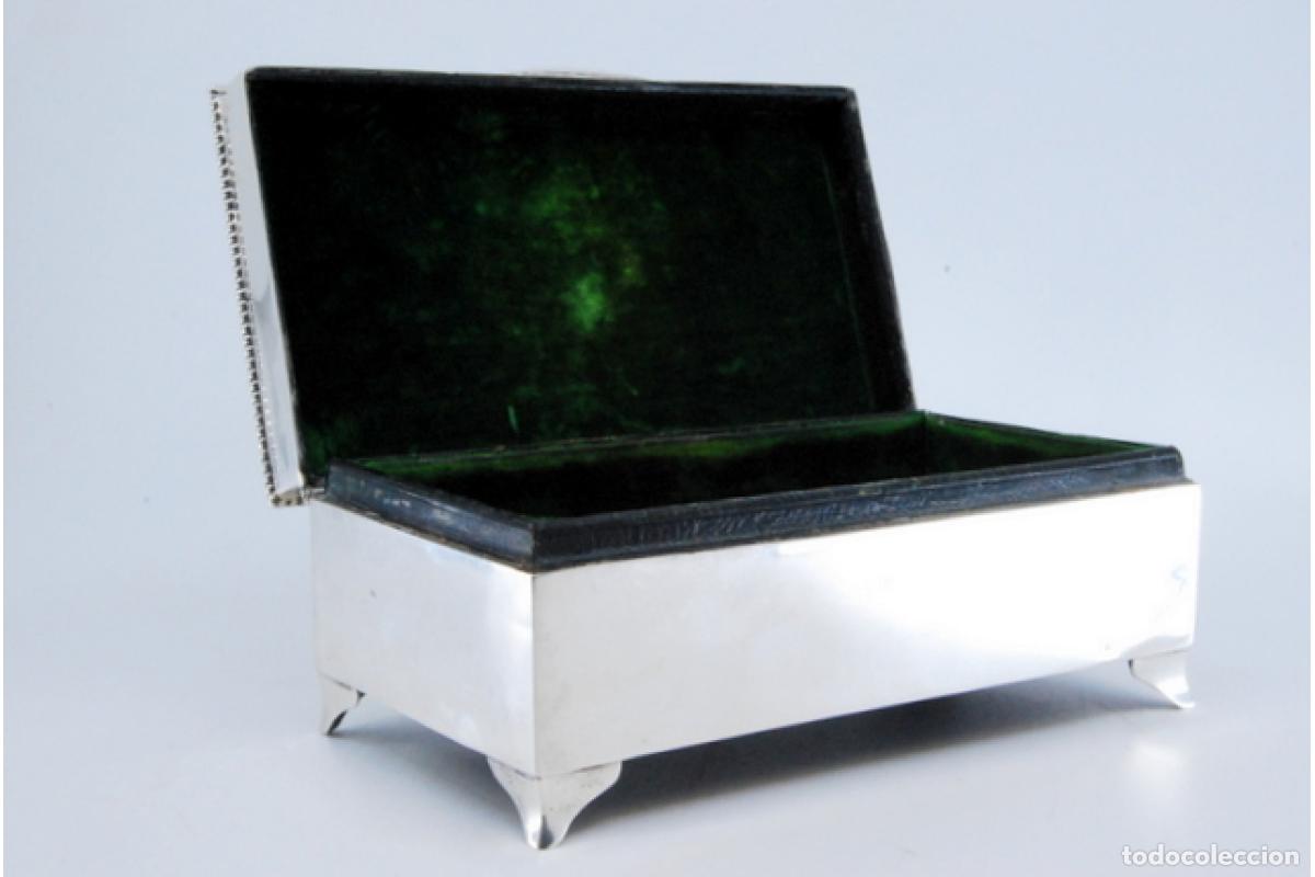 Antig&uuml;edades: Caja de joyer&iacute;a de plata - Foto 6